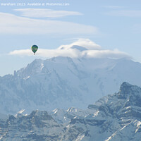 Buy canvas prints of Mont Blanc by Richard Wareham