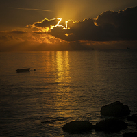 Buy canvas prints of SEAVIEW SUNRISE by DAVE BRENCHLEY