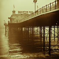 Buy canvas prints of   BRIGHTON PIER by DAVE BRENCHLEY