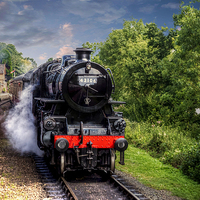 Buy canvas prints of  Severn Valley Steamer by peter wyatt