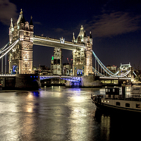 Buy canvas prints of  Tower bridge London by peter wyatt