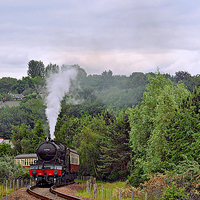 Buy canvas prints of  Classic Scottish Steam Train by Kevin Askew