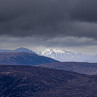 Buy canvas prints of View from Ben Nevis., by David Hall