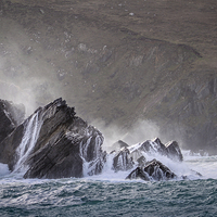 Buy canvas prints of  Clogher Bay, Dingle, Ireland. by David Hall