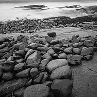 Buy canvas prints of Cullernose Point Beach by David Hall