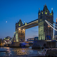 Buy canvas prints of Tower Bridge, London by David Hall