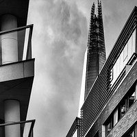 Buy canvas prints of The towering Shard. by David Hall