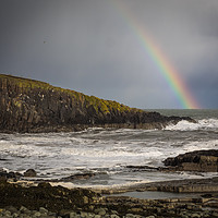Buy canvas prints of Cullernose points, Northumberland. by David Hall