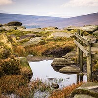 Buy canvas prints of Peak District view by David Hall