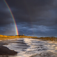 Buy canvas prints of Radiant Rainbow Bliss by Rick Bowden