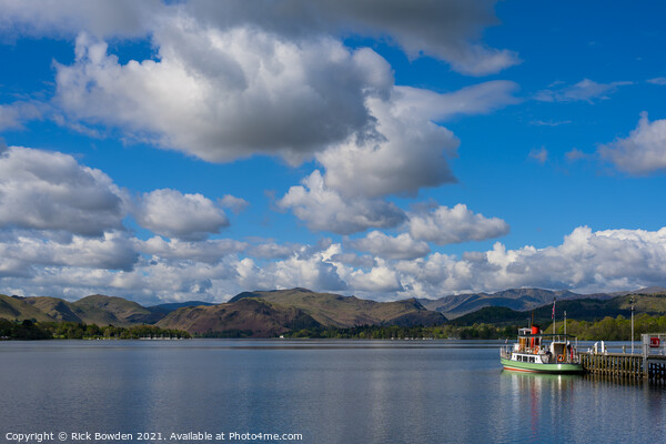 Ullswater Steamer Picture Board by Rick Bowden