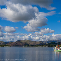 Buy canvas prints of Ullswater Steamer by Rick Bowden