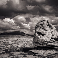 Buy canvas prints of Whernside Eratic by Rick Bowden
