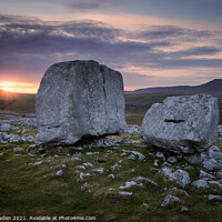 Buy canvas prints of Cheese Press Stone Yorkshire Dales by Rick Bowden