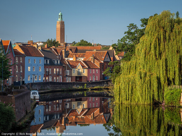 River Wensum Norwich Picture Board by Rick Bowden