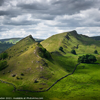 Buy canvas prints of Parkhouse and Chrome Hill by Rick Bowden