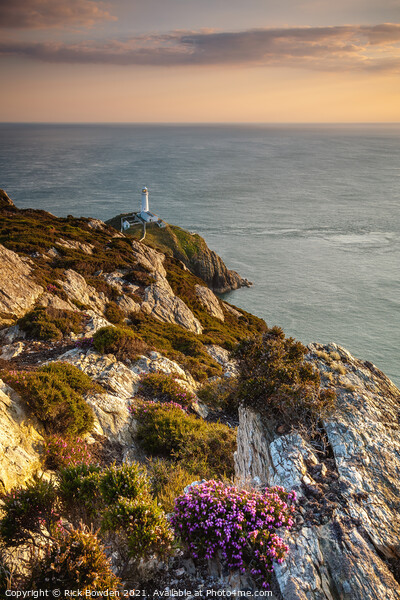 South Stack Lighthouse Picture Board by Rick Bowden