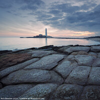 Buy canvas prints of St Mary's Lighthouse by Rick Bowden