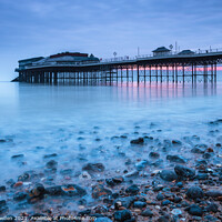 Buy canvas prints of Pebbles and Pier by Rick Bowden