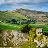 Buy canvas prints of Peveril Castle by Rick Bowden