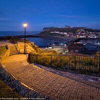 Buy canvas prints of Whitby Night by Rick Bowden