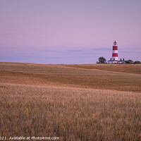 Buy canvas prints of Lighthouse in the Pink by Rick Bowden