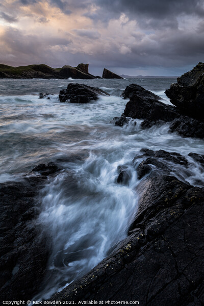 Clachtoll Rocks Picture Board by Rick Bowden