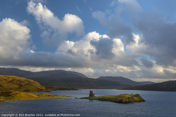 Ardvreck Castle Picture Board by Rick Bowden