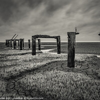 Buy canvas prints of Snettisham Old Pier by Rick Bowden