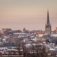 Buy canvas prints of Winter Wonderland in Norwich by Rick Bowden