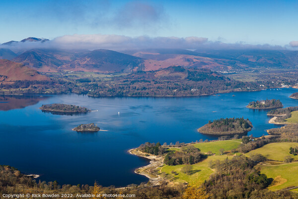 Majestic View of Derwent Water Picture Board by Rick Bowden