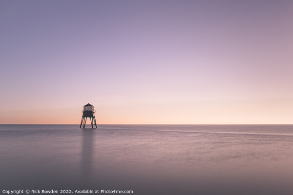 Dovercourt Lighthouse Picture Board by Rick Bowden