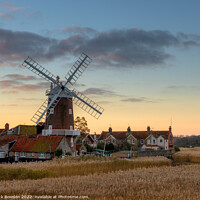 Buy canvas prints of Cley Mill Sunrise by Rick Bowden