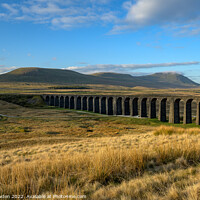 Buy canvas prints of Ribblehead Viaduct Yorkshire Dales by Rick Bowden