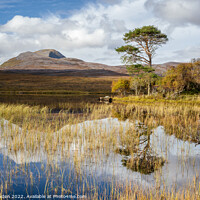 Buy canvas prints of Loch Awe, Assynt by Rick Bowden