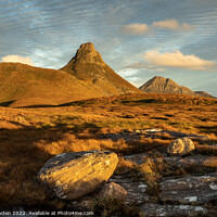 Buy canvas prints of Majestic Stac Pollaidh by Rick Bowden