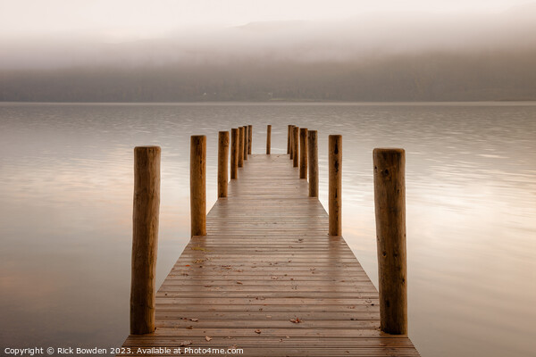 Misty Morning Serenity Picture Board by Rick Bowden