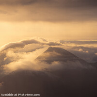 Buy canvas prints of Derwent Fells Sunset by Rick Bowden