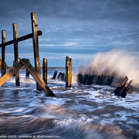 Buy canvas prints of Ruin of the Happisburgh Sea Defences by Rick Bowden