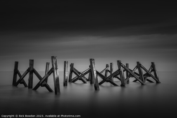 The Haunting Remains of Wellington Pier Picture Board by Rick Bowden