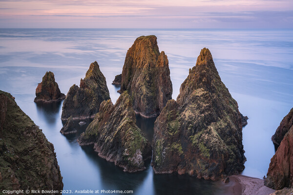 Silwick's Enchanting Sea Stacks Picture Board by Rick Bowden