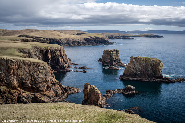 Awe-inspiring Shetland Coastline Picture Board by Rick Bowden