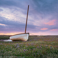 Buy canvas prints of Serenity at Brancaster Staithe by Rick Bowden