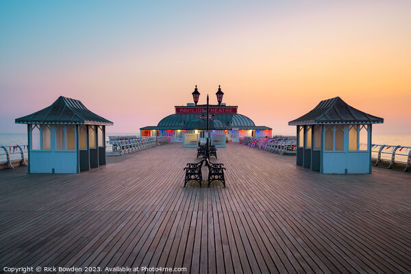 Cromer Pier Colours Picture Board by Rick Bowden