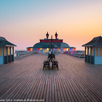 Buy canvas prints of Cromer Pier Colours by Rick Bowden