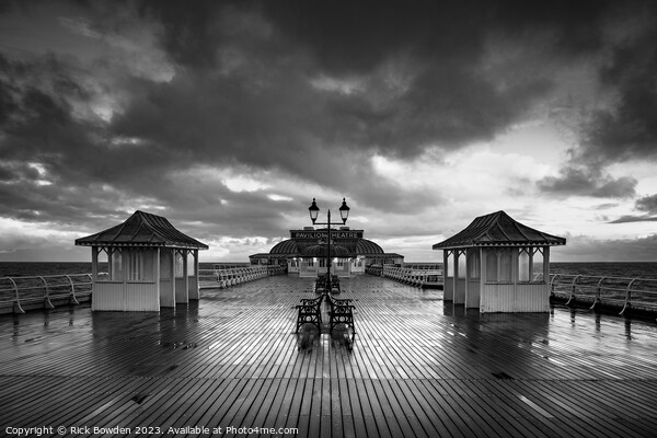 Pier after the Rain Picture Board by Rick Bowden