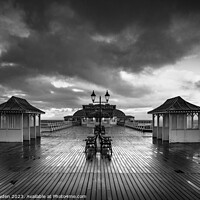 Buy canvas prints of Pier after the Rain by Rick Bowden