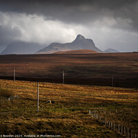 Buy canvas prints of Poles of Stac Pollaidh by Rick Bowden
