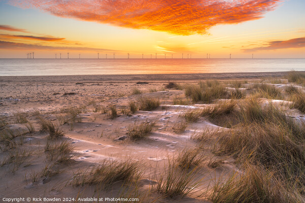 Ciaster Sunrise over Dunes. Picture Board by Rick Bowden