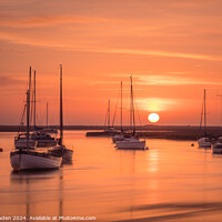 Buy canvas prints of Wells Sunrise by Rick Bowden